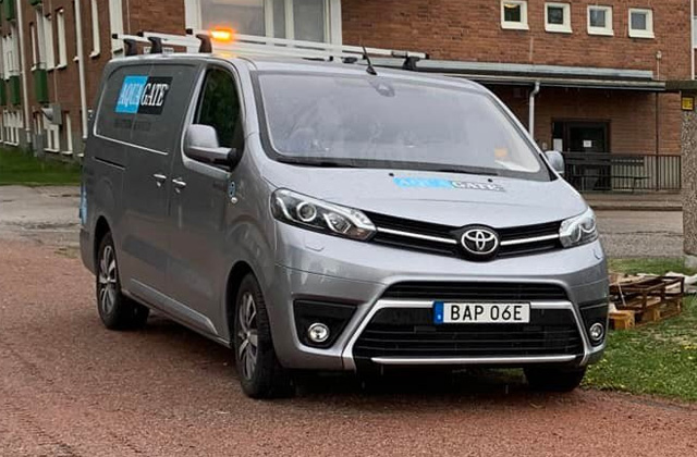 Två Toyota Proace och en Peugeot E-Expert stulna vid inbrott i Sollentuna
