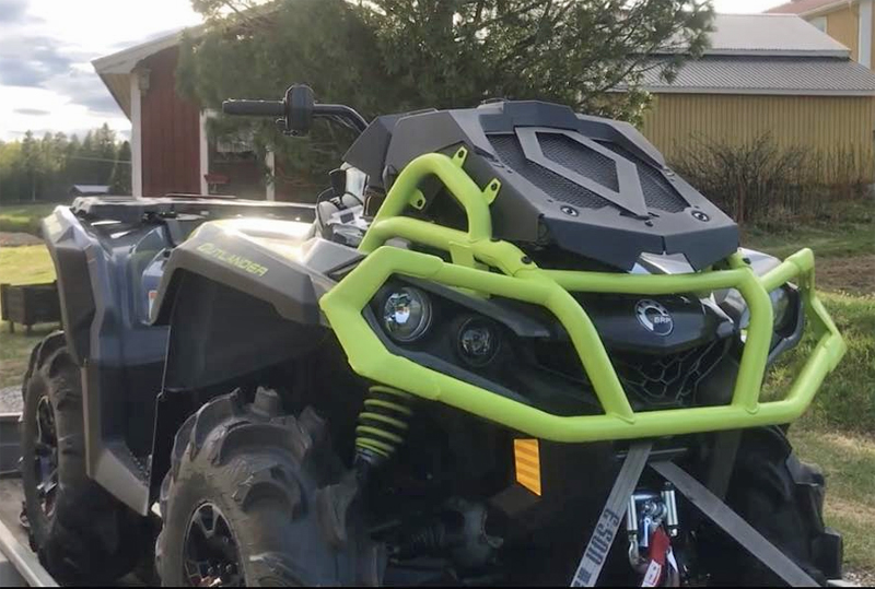 Fyrhjuling Can Am Outlander 650 XMR stulen i Blåfors norr om Byske