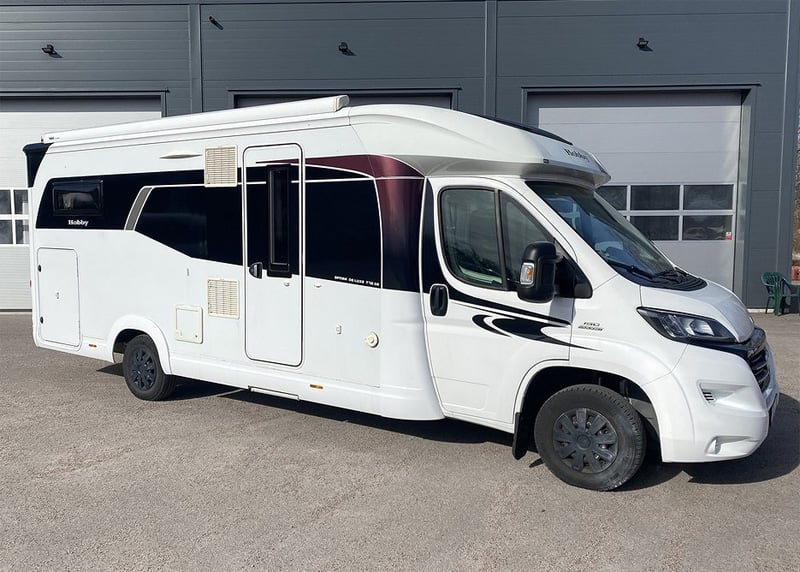 Husbil Fiat Hobby T70 GE stulen i Växjö