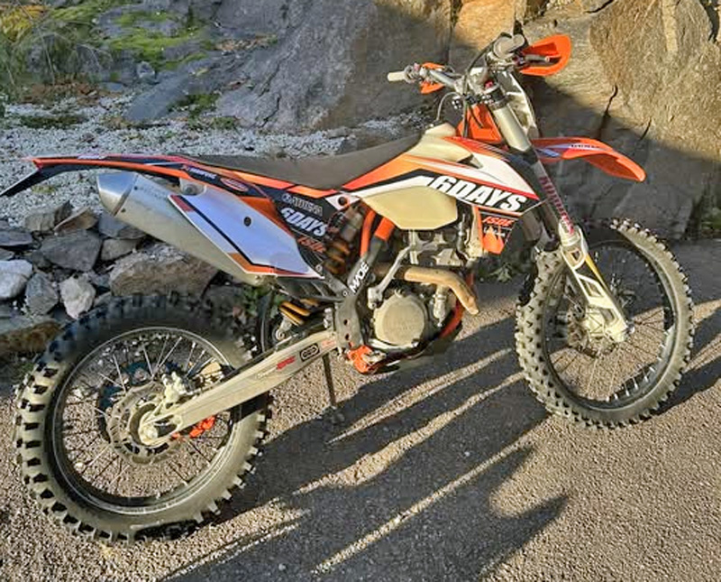 KTM 250 EXC-F stulen i Lilla Edet
