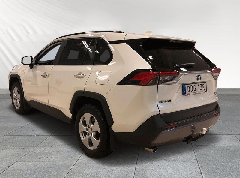 Vit Toyota RAV4 Hybrid AWD Executive stulen i centrala Göteborg