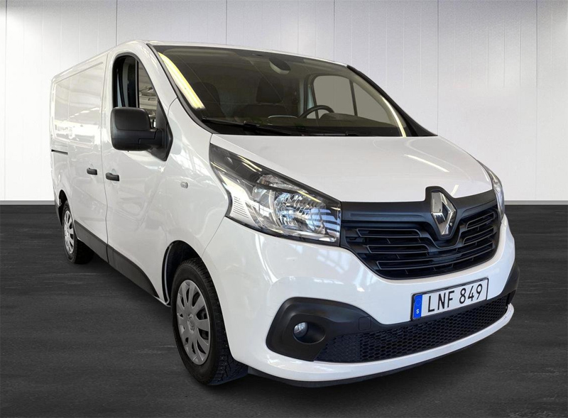 Vit Renault Trafic stulen i Vassmolösa söder om Kalmar