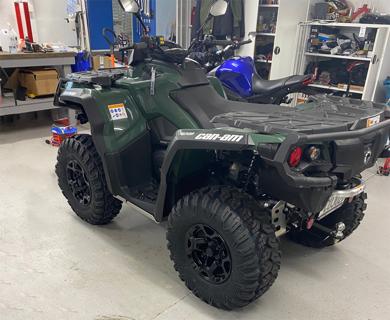 Can Am Outlander 570 PRO stulen i Törböle norr om Töre