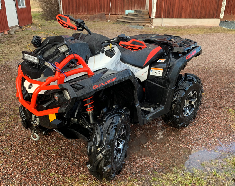 Fyrhjuling Can Am Outlander 650 XMR stulen i Hedemora