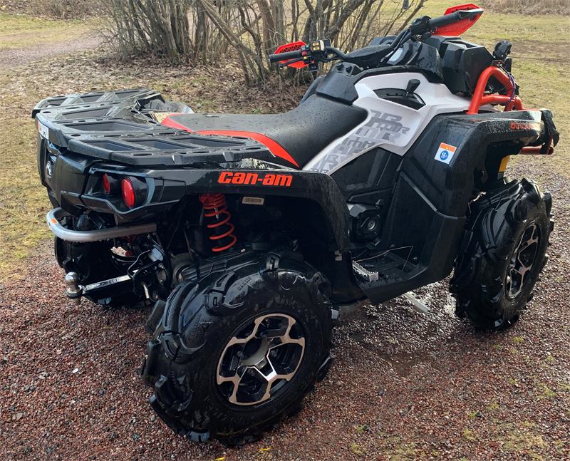 Fyrhjuling Can Am Outlander 650 XMR stulen i Hedemora