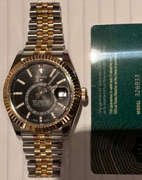 Rolex  Sky-Dweller, stulen i Spanien