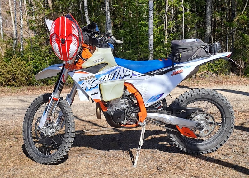 KTM 500 EXC-F Six Days stulen i Nora
