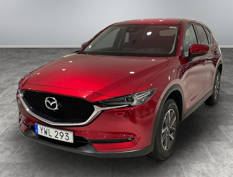Röd metallic Mazda CX-5 AWD stulen i Råå, söder om Helsingborg