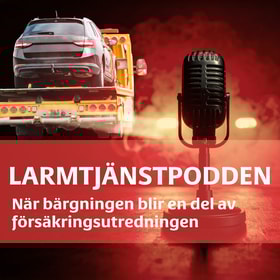 Larmtjänstpodden: När bärgningen blir en del av försäkringsutredningen