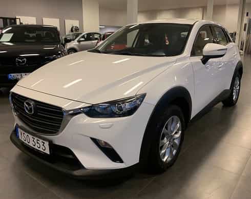 Vit Mazda CX-3 stulen i Adolfsberg, Helsingborg