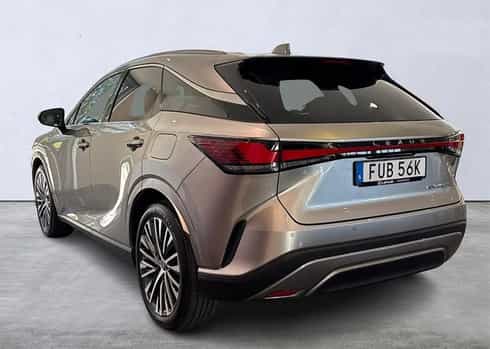 Ljusgrå metallic Lexus RX 450H AWD + Executive stulen i Åkersberga norr om Stockholm